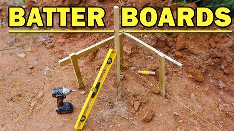 how to make batter boards|What Is A Batter Board In Construction .